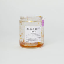 Load image into Gallery viewer, empty-glass-of-peach-basil-jam