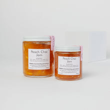 Load image into Gallery viewer, peach-chai-jam-in-two-sizes