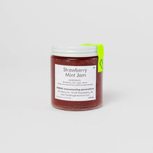Load image into Gallery viewer, 4oz-glass-of-strawberry-mint-jam