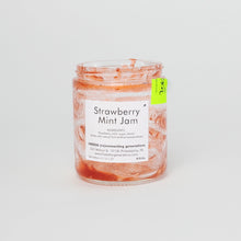 Load image into Gallery viewer, empty-glass-of-strawberry-mint-jam