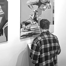 Load image into Gallery viewer, Pair of Wrestlers IV (Nimbus Grey)