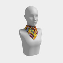 Load image into Gallery viewer, Turbulence in Orange – Silk scarf