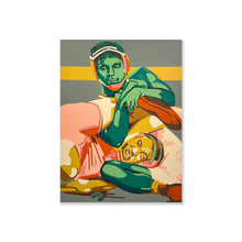 Load image into Gallery viewer, Pair of Wrestlers IV (Nimbus Grey)