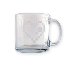 Load image into Gallery viewer, Glass Heart Mug