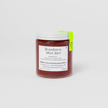 Load image into Gallery viewer, 4oz-glass-of-strawberry-mint-jam
