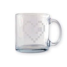 Load image into Gallery viewer, Glass Heart Mug
