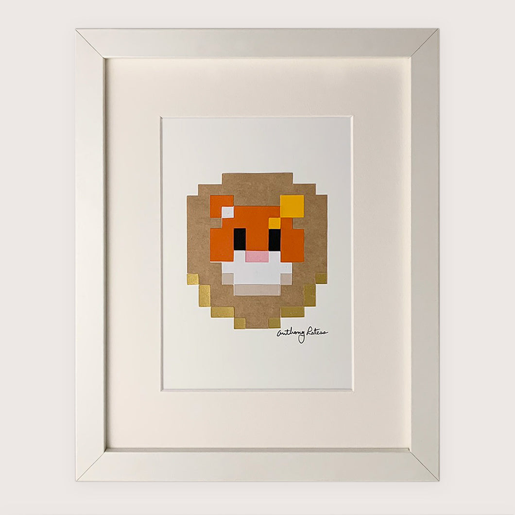 Pixel Animal with Frame