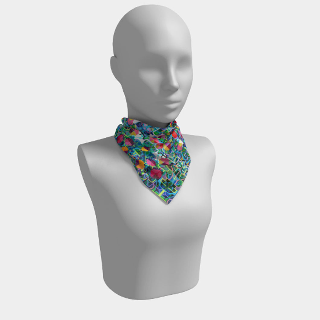Flowering – Silk scarf